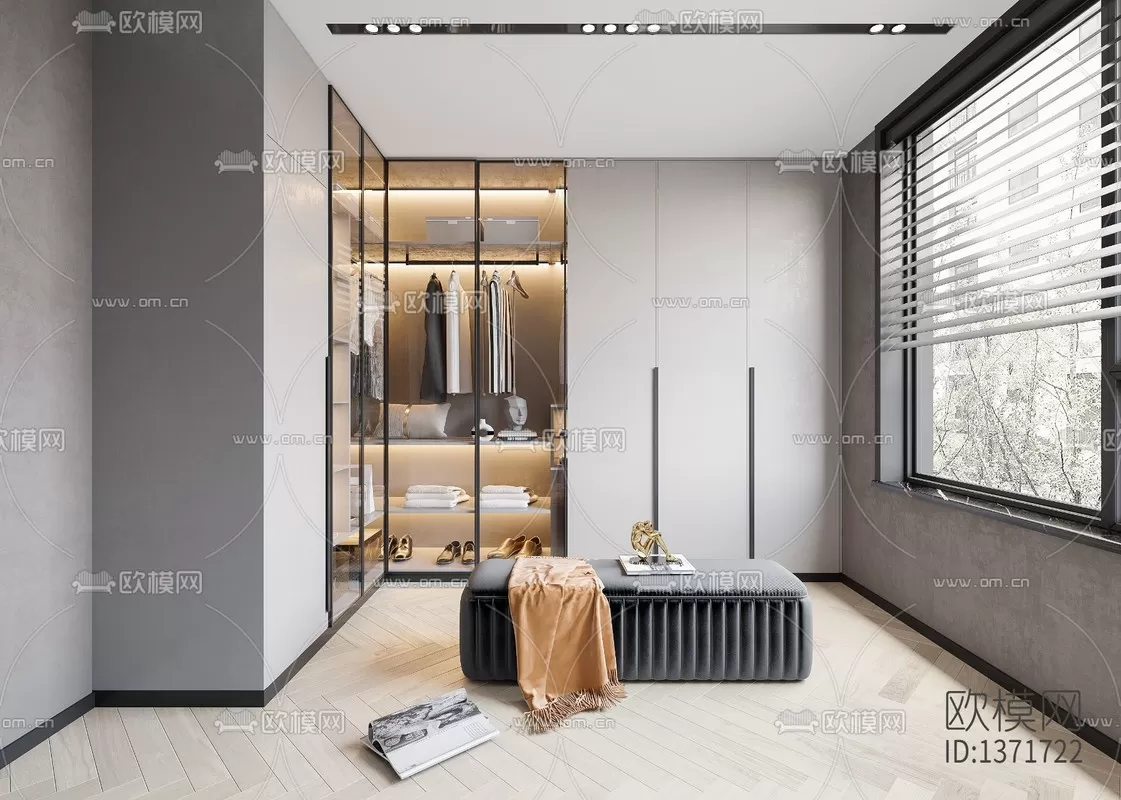 Corona Render 3D Scenes – Dressing Room – 0001