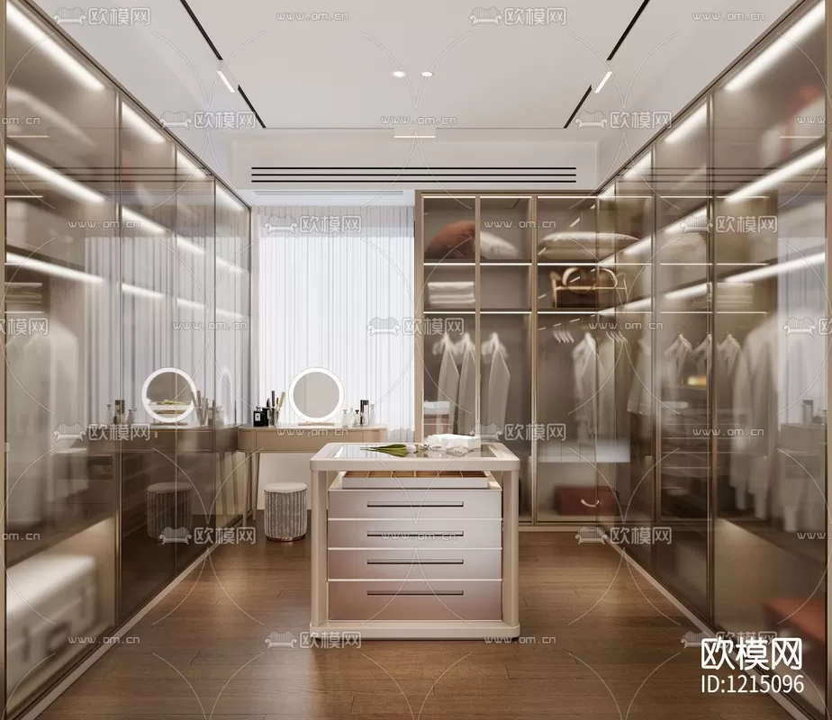 Corona Render 3D Scenes – Dressing Room – 0010