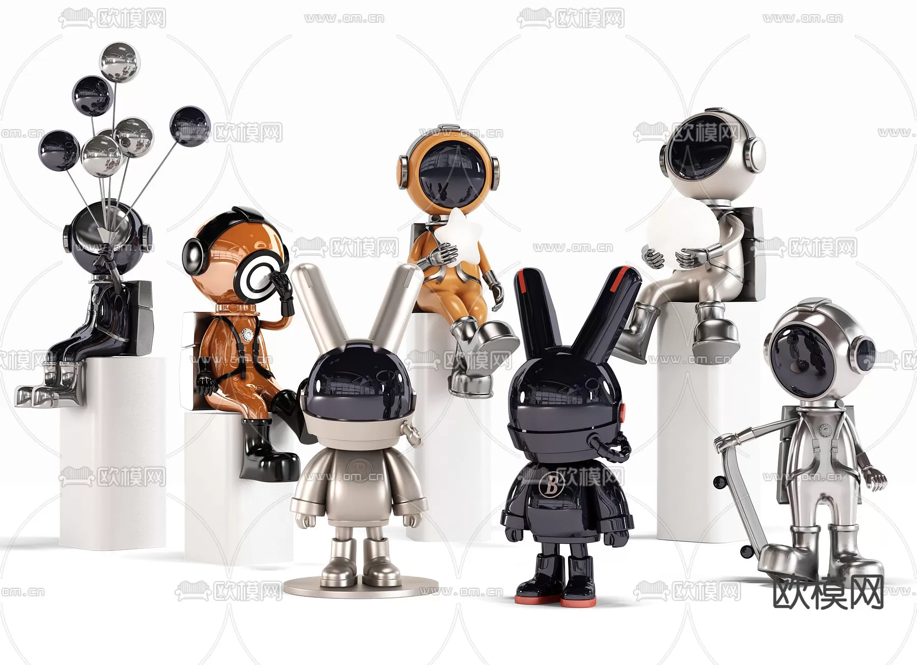 Decoration 3Dsmax – 3D Models – 0222 Decoration 3Dsmax – 3D Models – 0222