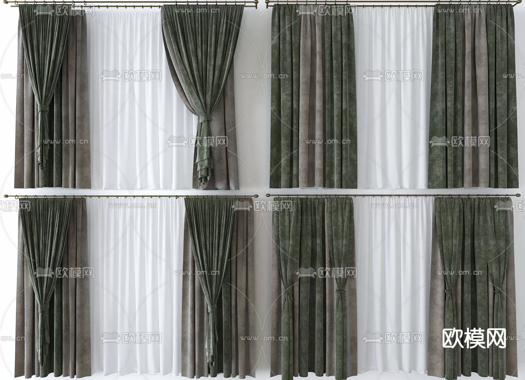 Curtains – 3Dsmax – 3D Models – 0001