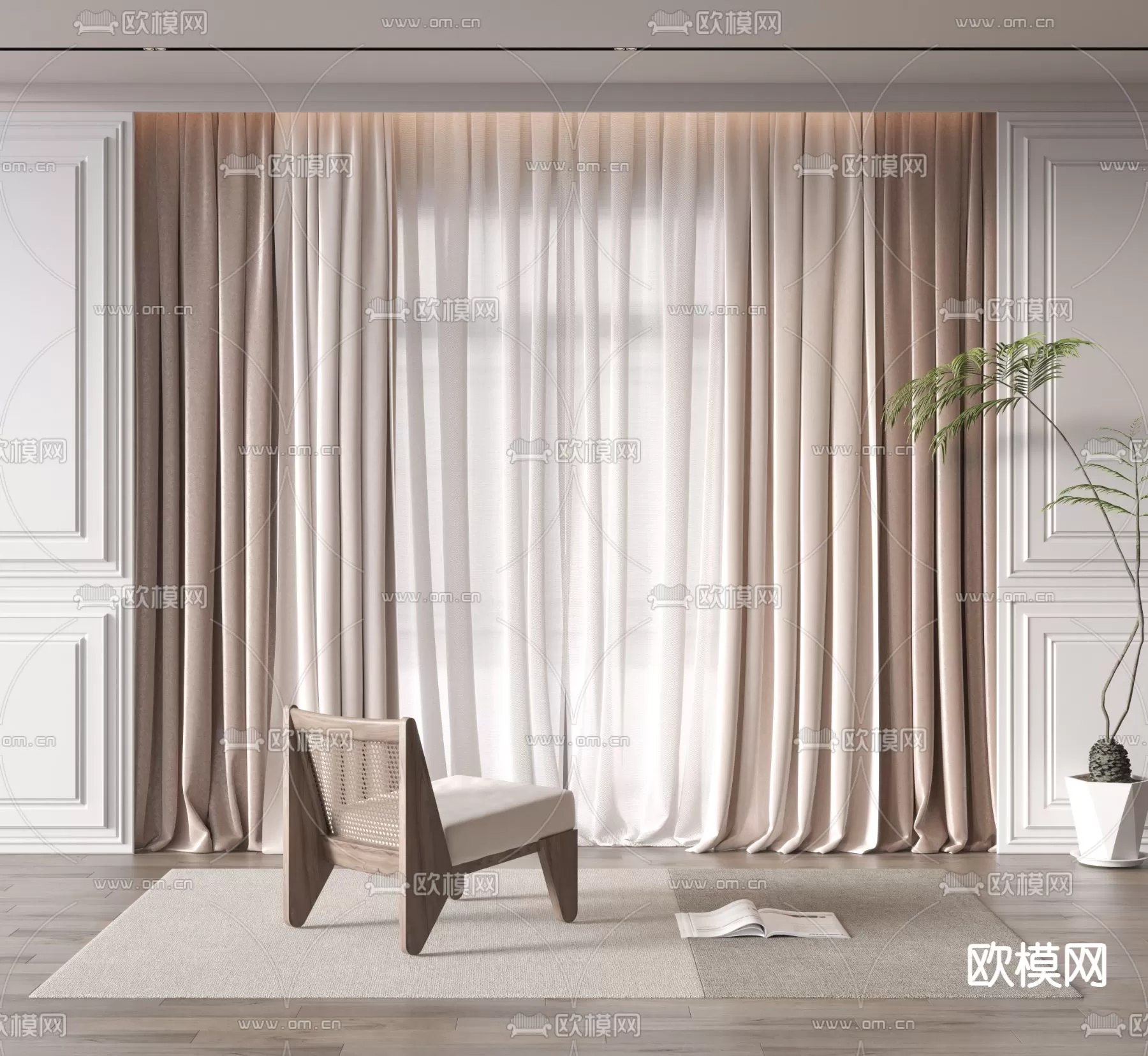 Curtains – 3Dsmax – 3D Models – 0026