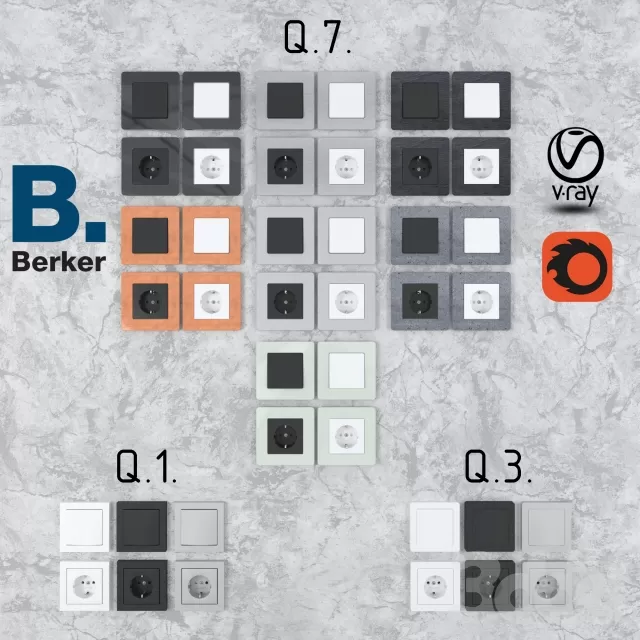 Berker Q series – 208077