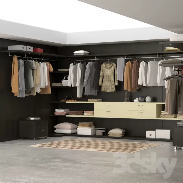3DSKYMODEL – Shelf – Wardrobe – 230
