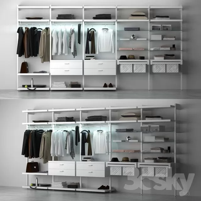 3DSKYMODEL – Shelf – Wardrobe – 231