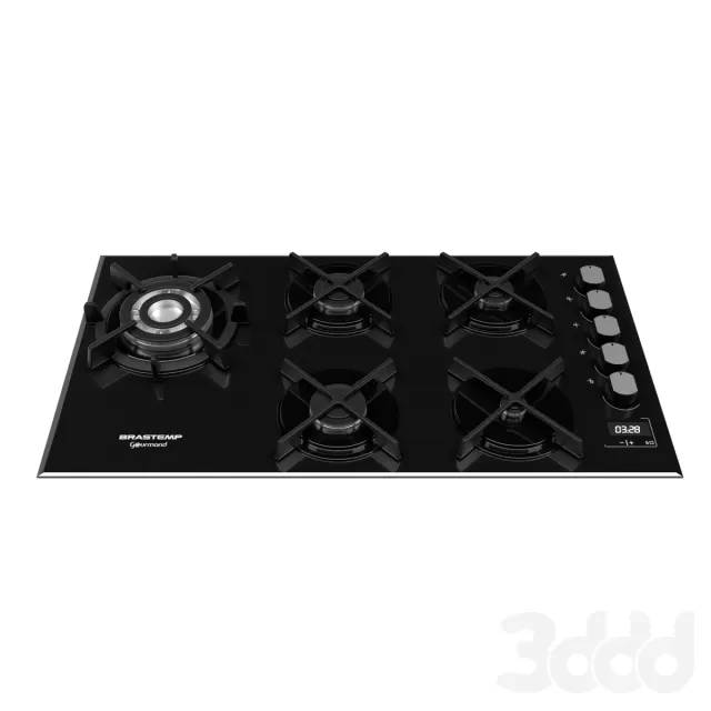 Black Gas Cooktop – 208303
