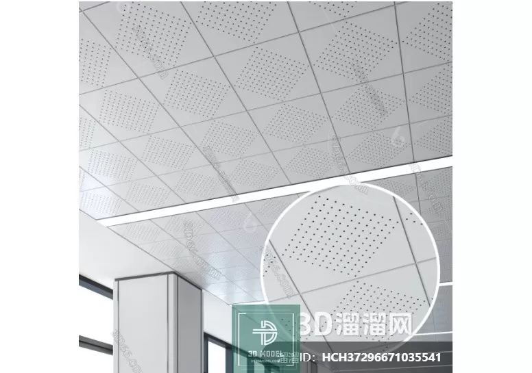 MATERIAL – TEXTURES – OFFICE CEILING – 0022