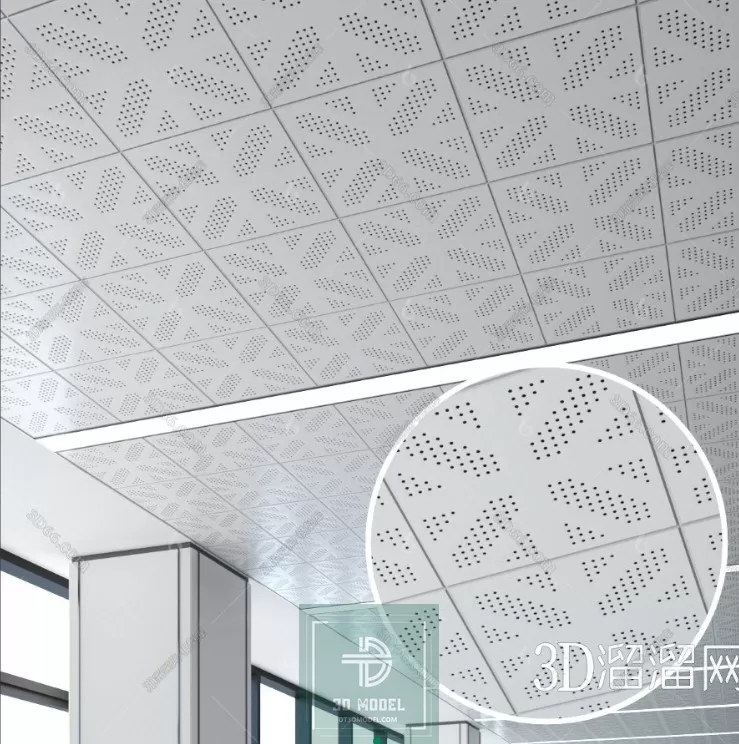 MATERIAL – TEXTURES – OFFICE CEILING – 0028