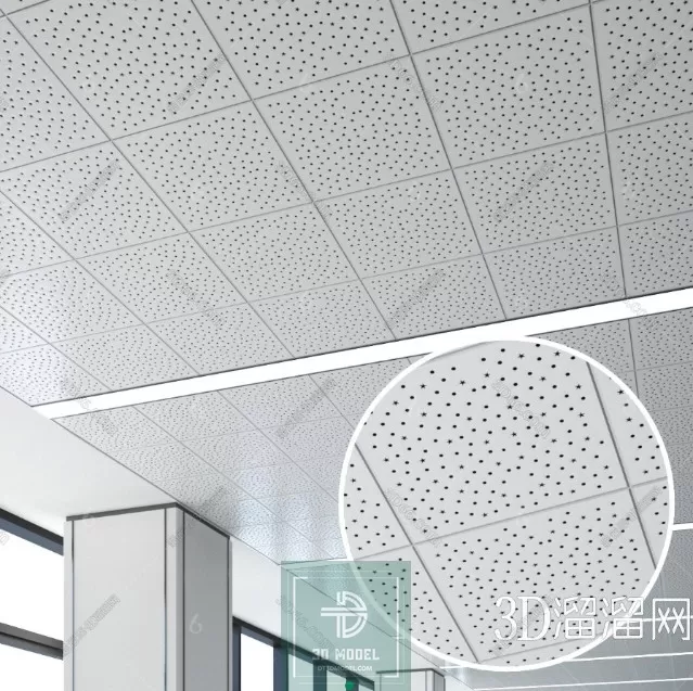 MATERIAL – TEXTURES – OFFICE CEILING – 0037