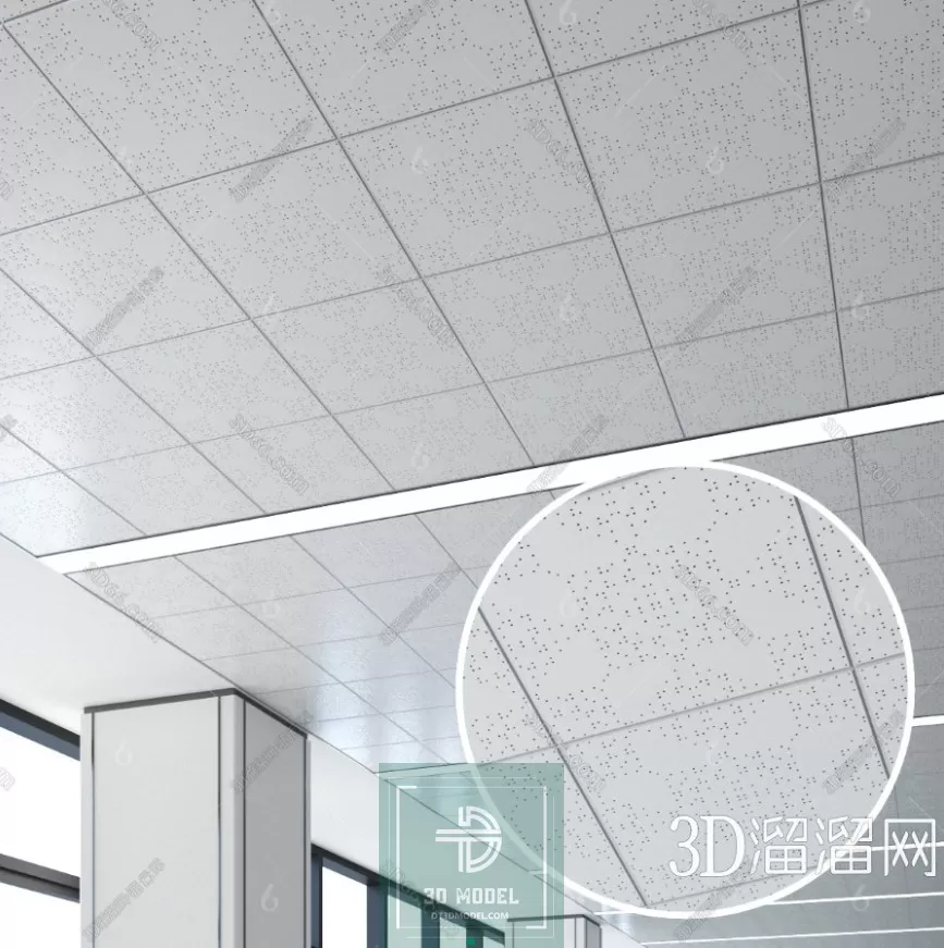 MATERIAL – TEXTURES – OFFICE CEILING – 0049