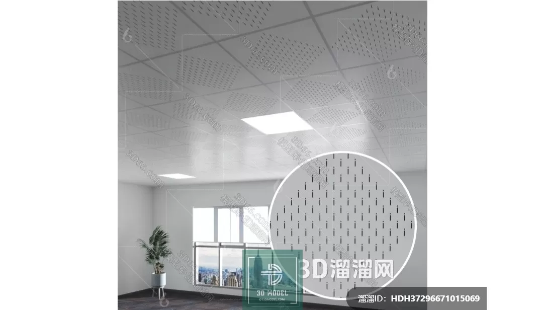 MATERIAL – TEXTURES – OFFICE CEILING – 0053