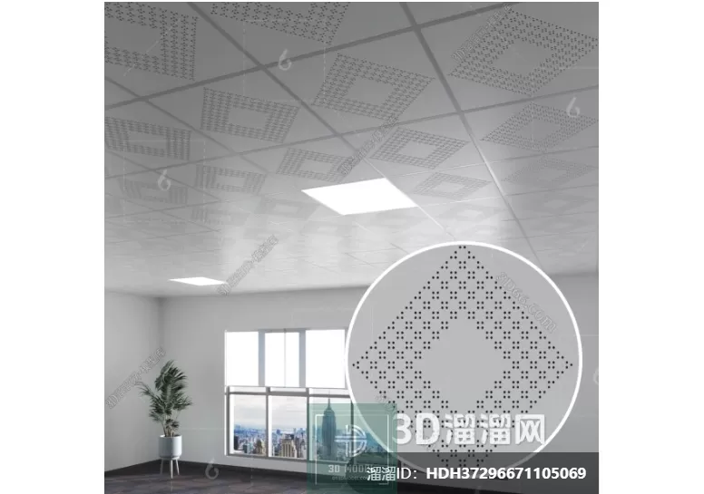 MATERIAL – TEXTURES – OFFICE CEILING – 0054