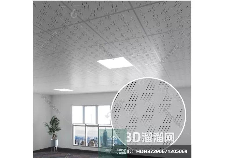 MATERIAL – TEXTURES – OFFICE CEILING – 0056