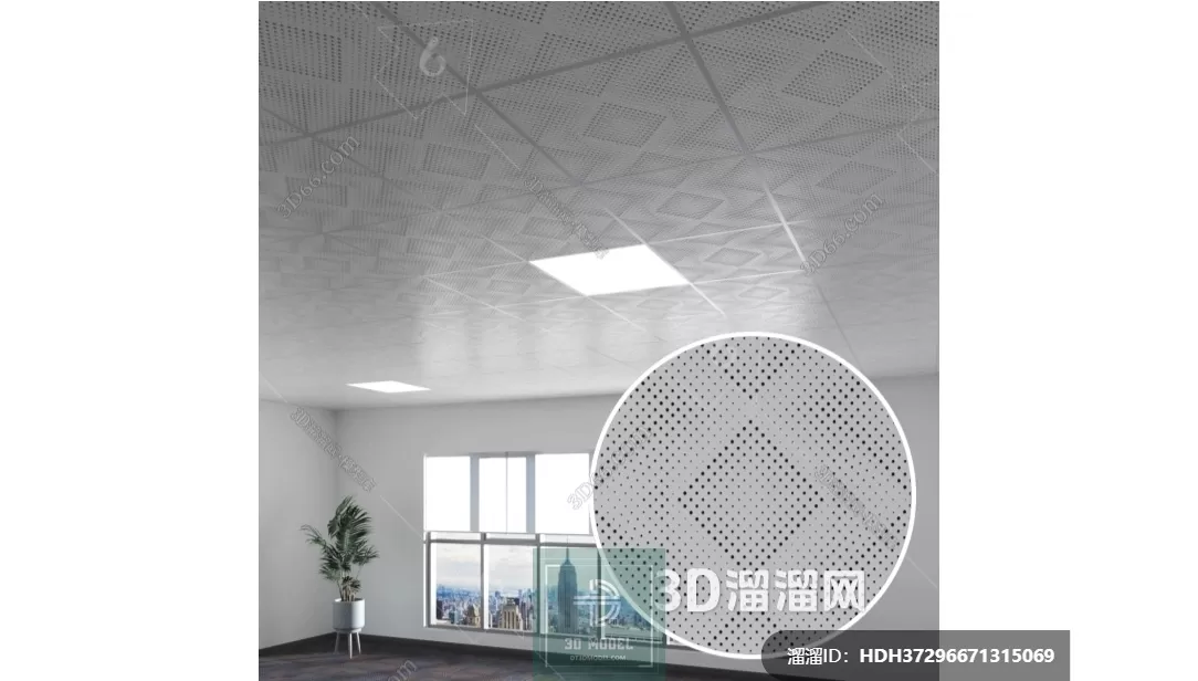 MATERIAL – TEXTURES – OFFICE CEILING – 0058