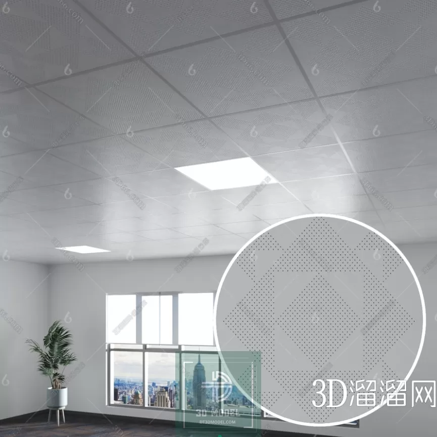 MATERIAL – TEXTURES – OFFICE CEILING – 0060