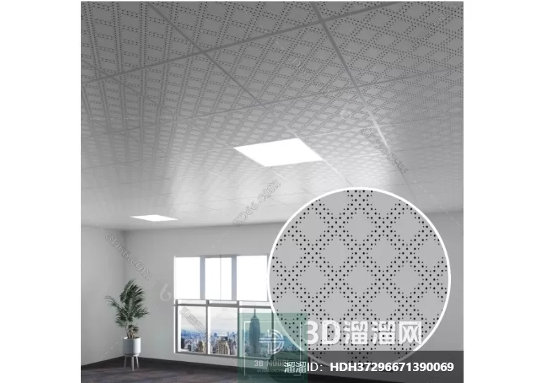 MATERIAL – TEXTURES – OFFICE CEILING – 0061