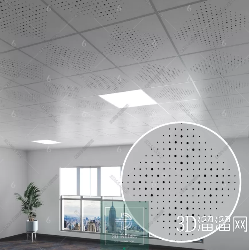 MATERIAL – TEXTURES – OFFICE CEILING – 0062