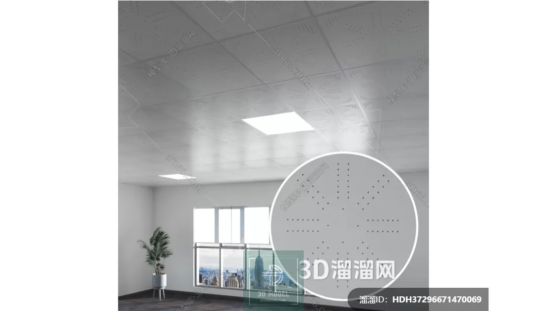 MATERIAL – TEXTURES – OFFICE CEILING – 0064