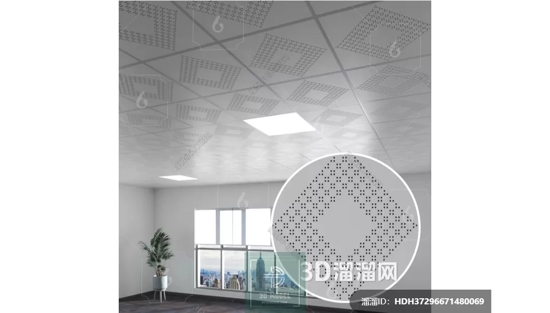 MATERIAL – TEXTURES – OFFICE CEILING – 0065