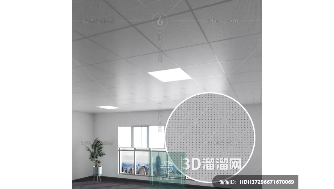 MATERIAL – TEXTURES – OFFICE CEILING – 0074