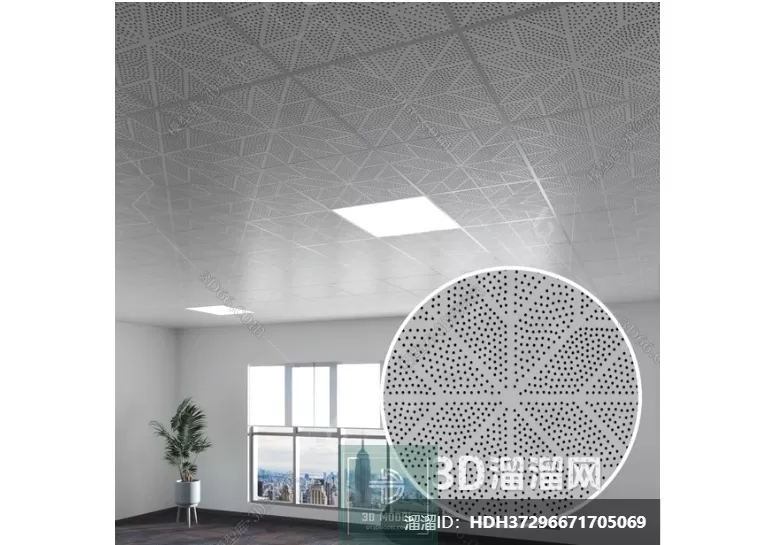 MATERIAL – TEXTURES – OFFICE CEILING – 0076