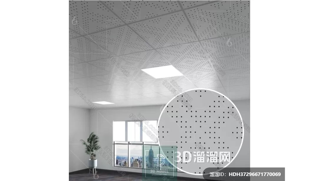 MATERIAL – TEXTURES – OFFICE CEILING – 0078