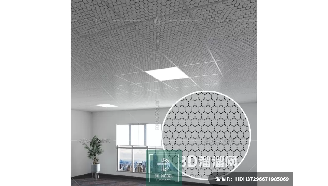 MATERIAL – TEXTURES – OFFICE CEILING – 0083