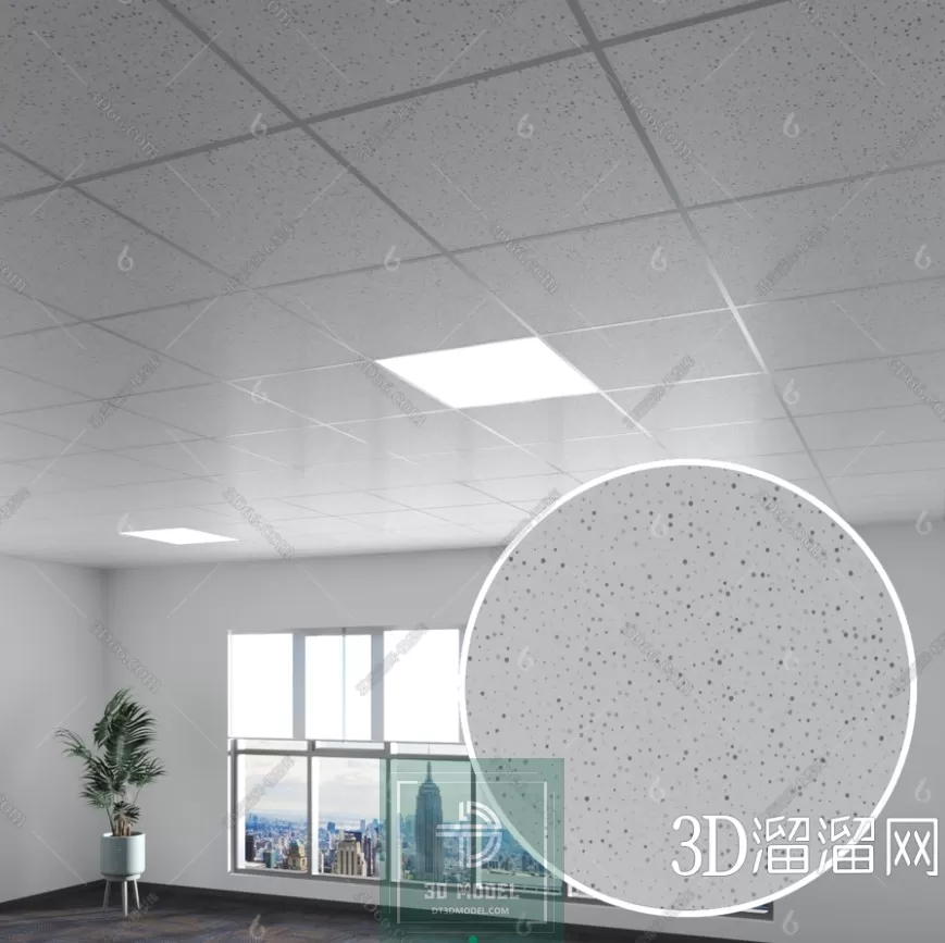 MATERIAL – TEXTURES – OFFICE CEILING – 0084
