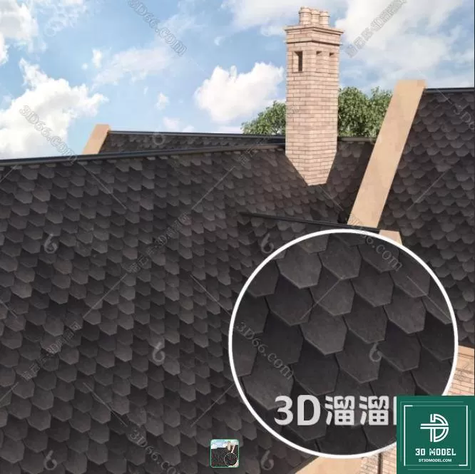 MATERIAL – TEXTURES – ROOF TILES – 0111