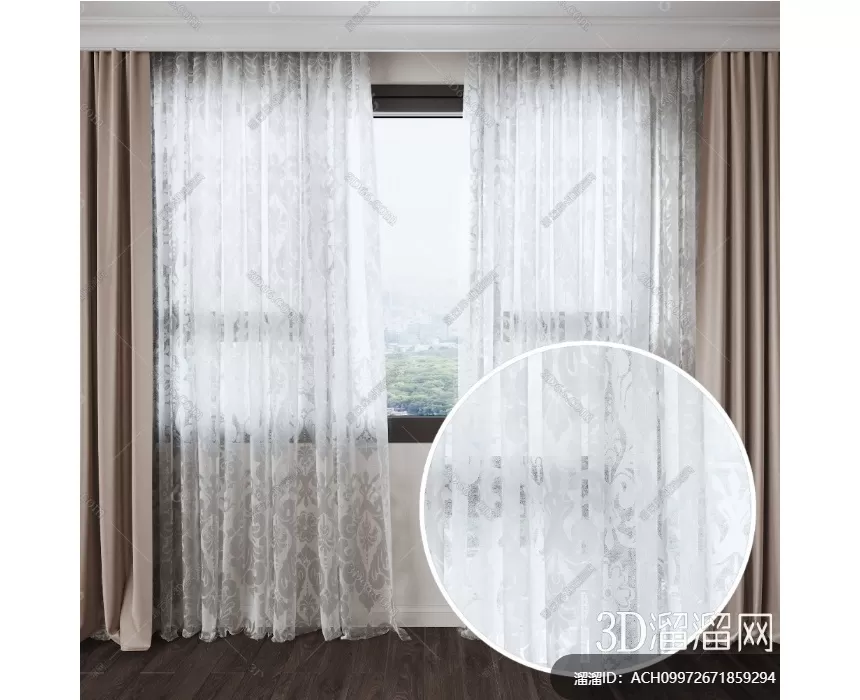 MATERIAL – TEXTURES – VEIL FOR CURTAIN – 0046