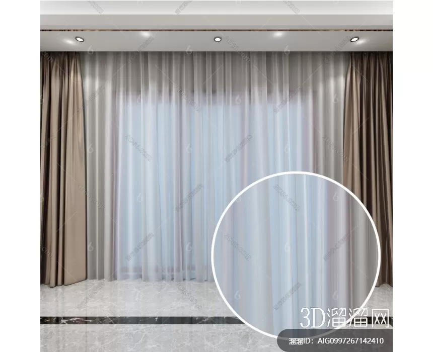 MATERIAL – TEXTURES – VEIL FOR CURTAIN – 0060