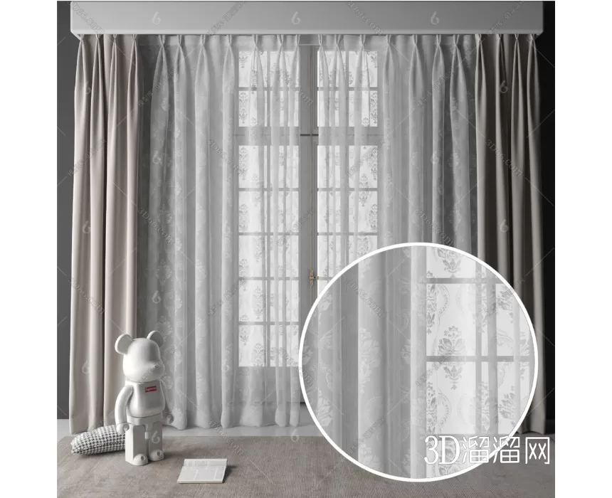 MATERIAL – TEXTURES – VEIL FOR CURTAIN – 0064