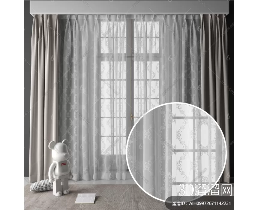 MATERIAL – TEXTURES – VEIL FOR CURTAIN – 0070