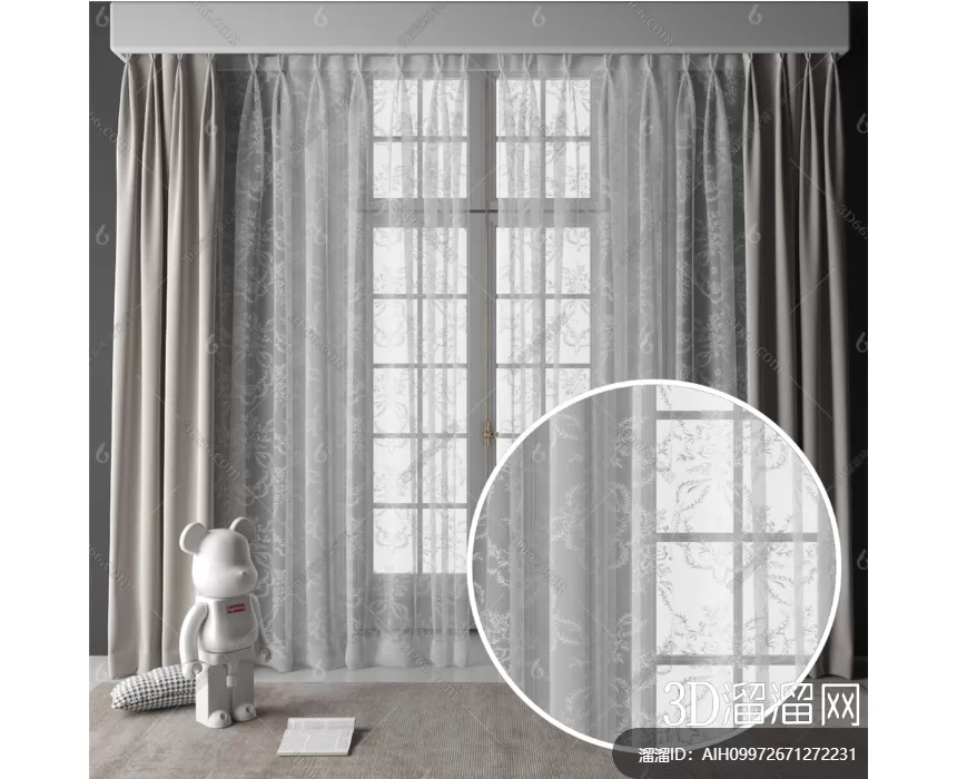 MATERIAL – TEXTURES – VEIL FOR CURTAIN – 0079