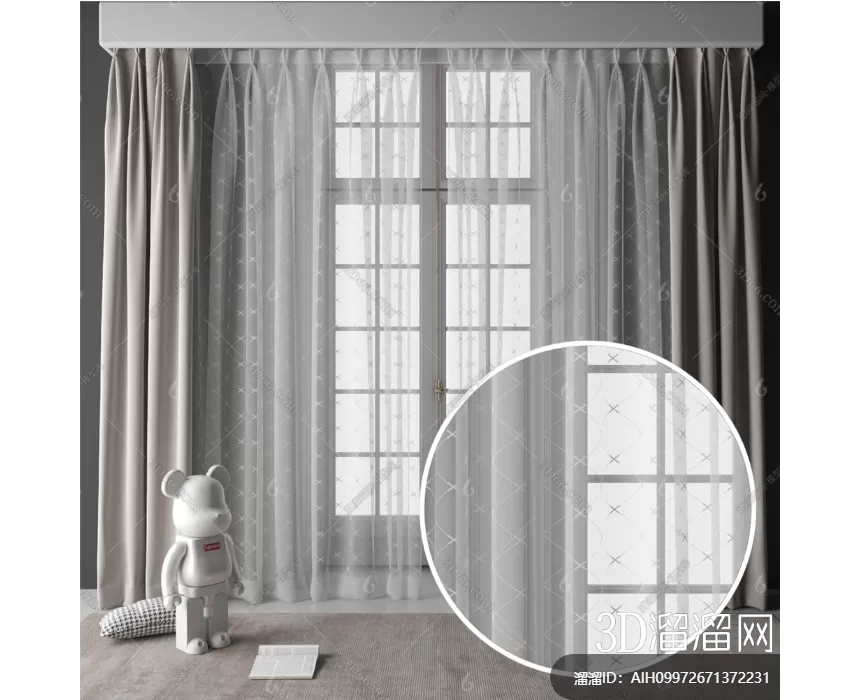 MATERIAL – TEXTURES – VEIL FOR CURTAIN – 0086