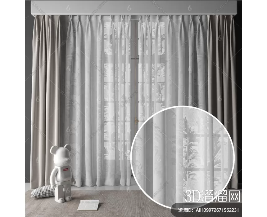 MATERIAL – TEXTURES – VEIL FOR CURTAIN – 0100