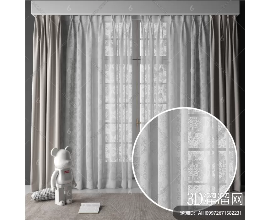MATERIAL – TEXTURES – VEIL FOR CURTAIN – 0103