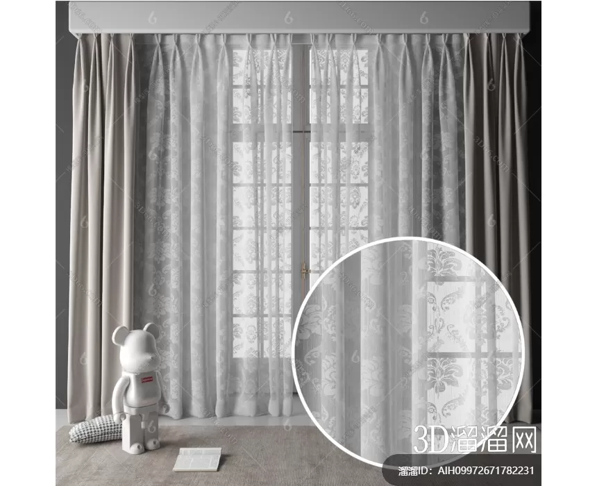 MATERIAL – TEXTURES – VEIL FOR CURTAIN – 0119