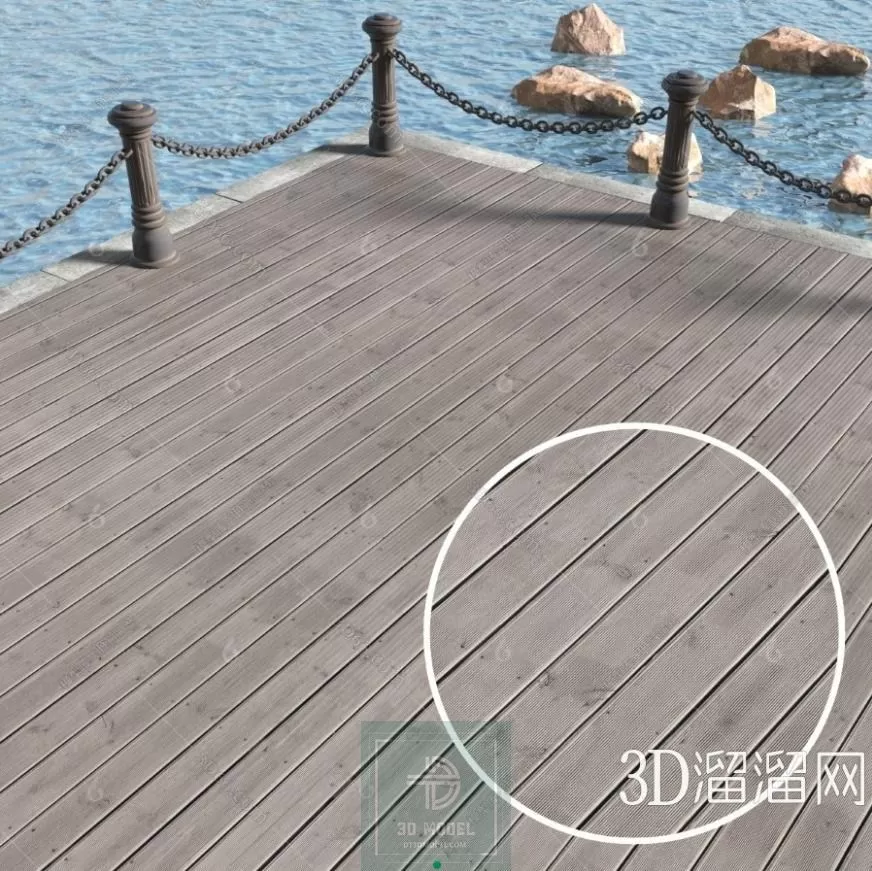 MATERIAL – TEXTURES – WOODEN FLOOR FOR EXTERIOR – 0030