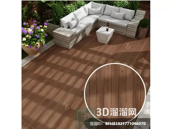 MATERIAL – TEXTURES – WOODEN FLOOR FOR EXTERIOR – 0061