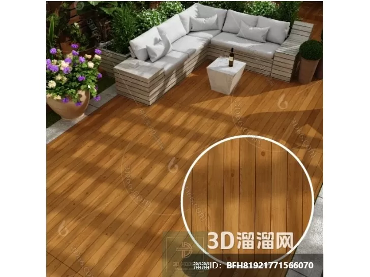 MATERIAL – TEXTURES – WOODEN FLOOR FOR EXTERIOR – 0064