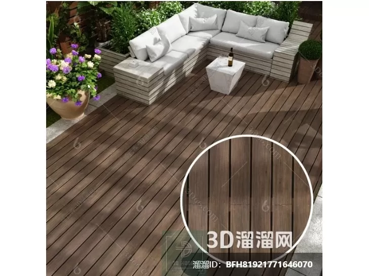 MATERIAL – TEXTURES – WOODEN FLOOR FOR EXTERIOR – 0066