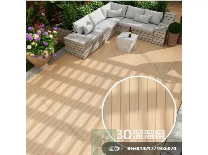 MATERIAL – TEXTURES – WOODEN FLOOR FOR EXTERIOR – 0068