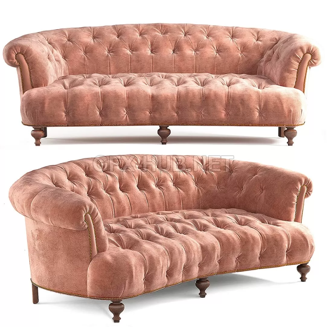 Brussel Blush sofa – 209003