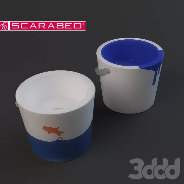 BUCKET wash basin by scarabeo – 209031