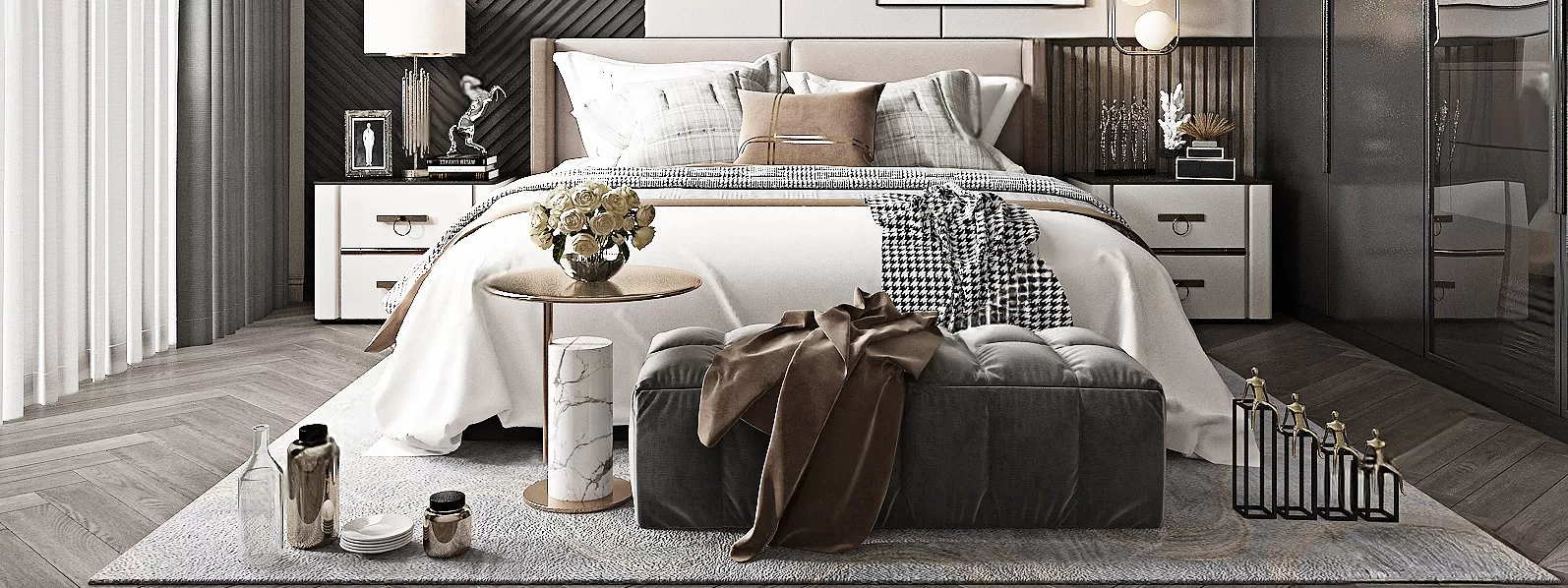 INTERIOR 3D SCENES – MODERN LUXURY STYLE – 0001