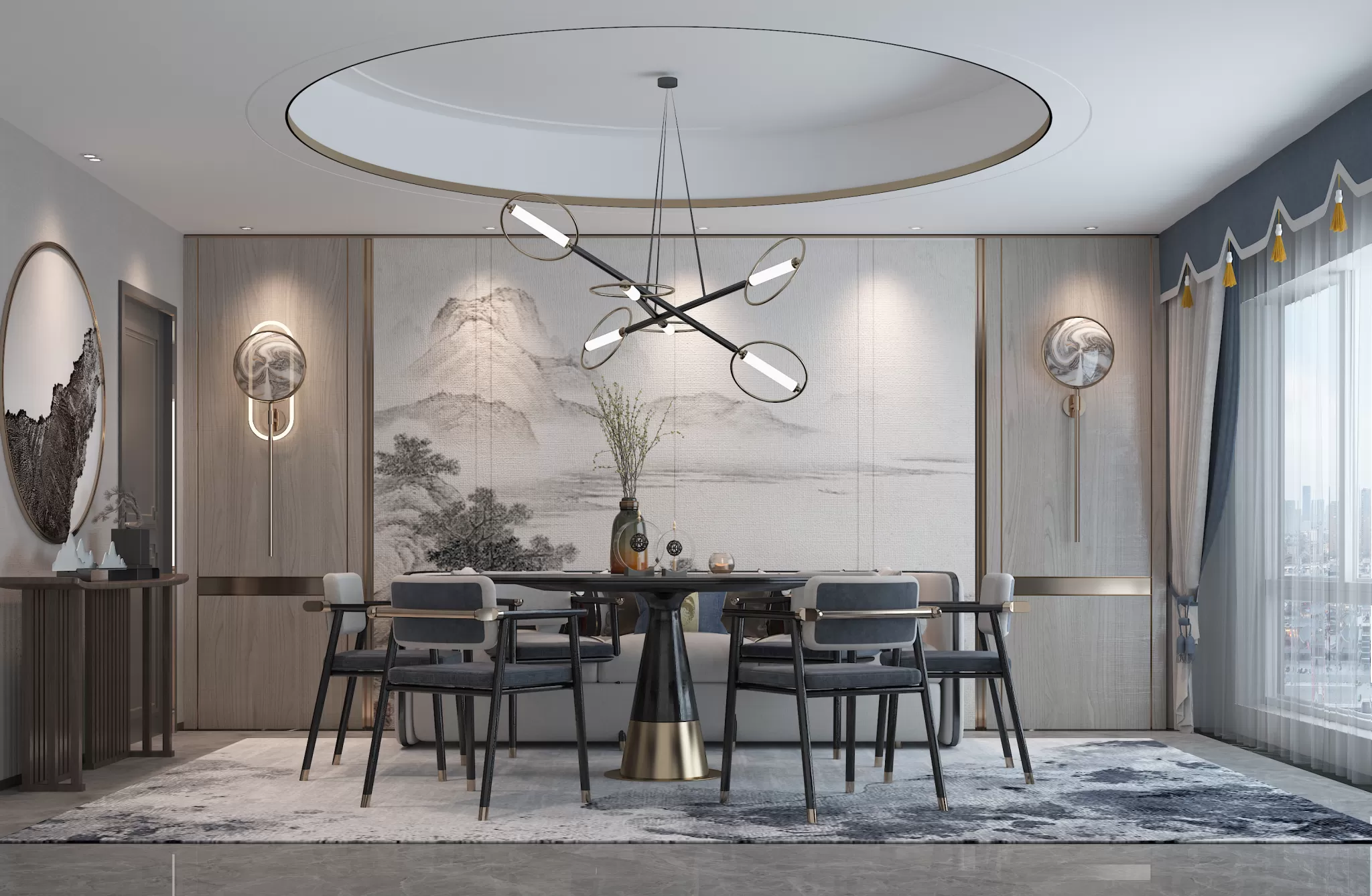 INTERIOR 3D SCENES – MODERN LUXURY STYLE – 0002