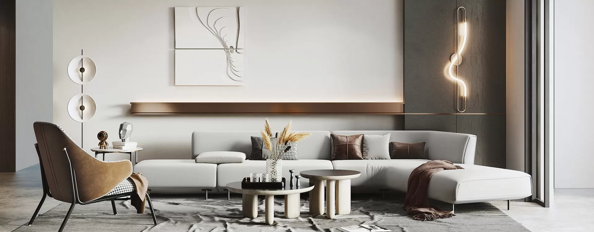 INTERIOR 3D SCENES – MODERN LUXURY STYLE – 0009