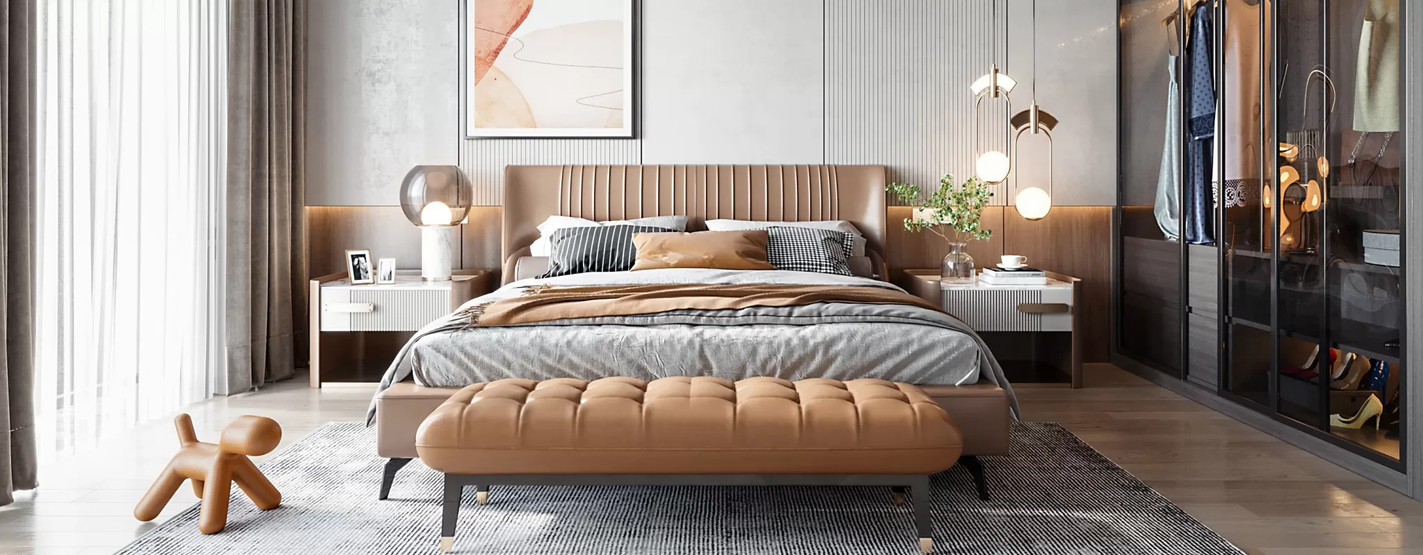 INTERIOR 3D SCENES – MODERN LUXURY STYLE – 0013