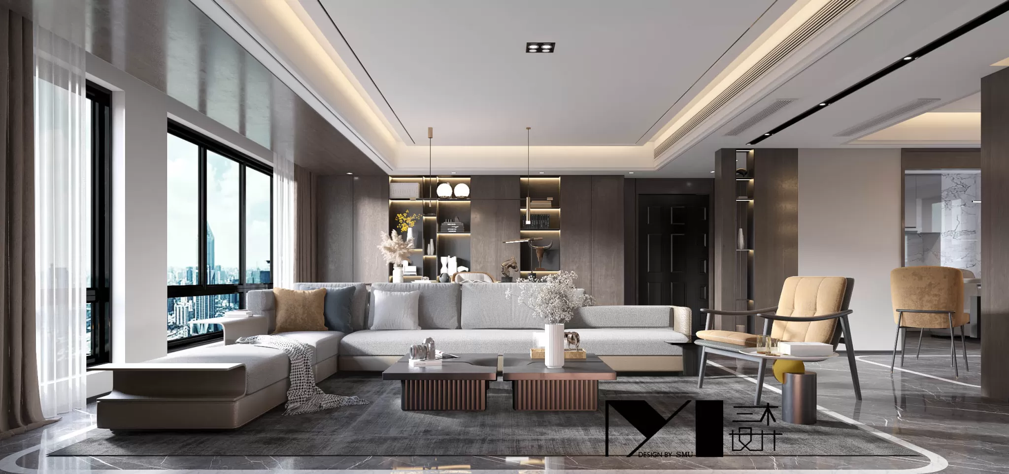 INTERIOR 3D SCENES – MODERN LUXURY STYLE – 0018