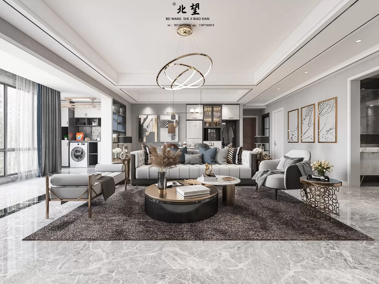 INTERIOR 3D SCENES – MODERN LUXURY STYLE – 0019